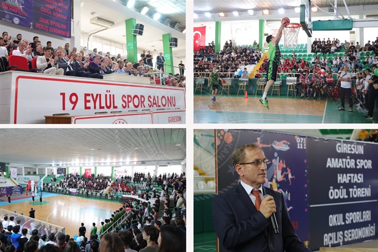 Amatör Spor Haftası ve Okul Sporları Açılış Seremonisi Giresun’da Coşkuyla Kutlandı 